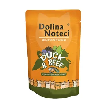 Dolina Noteci Superfood Kot Kaczka i wołowina saszetka 85g