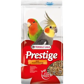 Versele-Laga Prestige Big Parakeets średnia papuga (nimfa, nierozłączka) 1kg