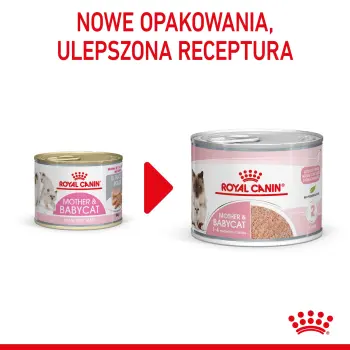 Royal Canin Mother & Babycat Instinctive Mousse karma mokra - mus dla kociąt i kotek karmiących puszka 195g