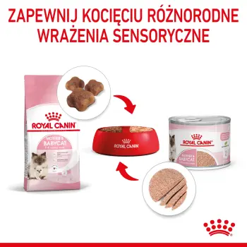 Royal Canin Mother & Babycat Instinctive Mousse karma mokra - mus dla kociąt i kotek karmiących puszka 195g