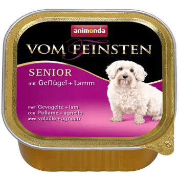 Animonda vom Feinsten Dog Senior Drób i Jagnięcina 150g