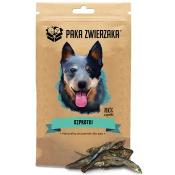 Paka Zwierzaka Szprotki 100% 60g