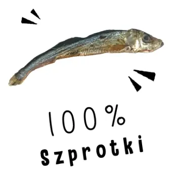 Paka Zwierzaka Szprotki 100% 60g