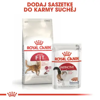 Royal Canin Fit karma sucha dla kotów dorosłych, wspierająca idealną kondycję 400g