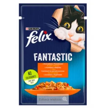 Felix Fantastic Kurczak z pomidorem w galaretce saszetka 85g