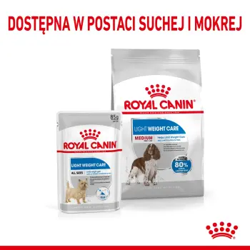 Royal Canin Medium Light Weight Care karma sucha dla psów dorosłych, ras średnich tendencją do nadwagi 3kg