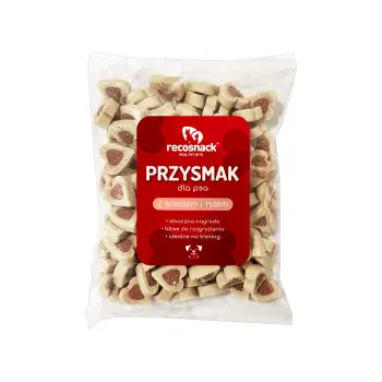 Przysmak z łososiem i ryżem