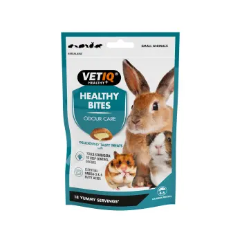 Vetiq Przysmaki dla gryzoni kontrola zapachu Healthy Bites Odour Care For Small Animals 30g WYPRZEDAŻ